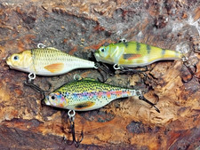 SET 3 AEW WOBBLER LIPPLESS VIB