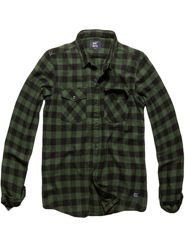 Vintage industries karo - vintage, karo-hemd