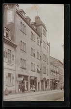 Foto-AK Karlsruhe, Schneiderei Carl Philippson, Stephaniestraße 59 1907 