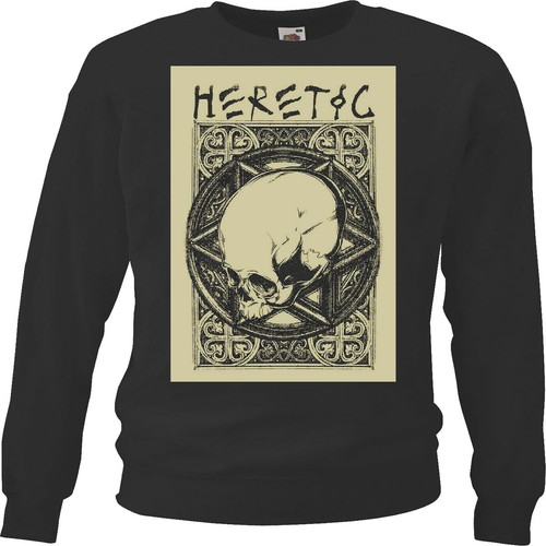 Sweatshirt vintage skull - sweatshirt,