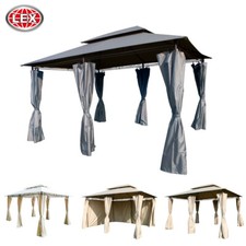 XXL Metall Pavillon Doppeldach