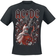 ACDC T-Shirt Herren Breaking The Wall schwarz Band-Merch, Bands