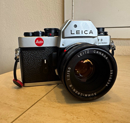 Leica electronic slr - r3,