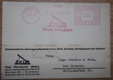 Schlossfabrik Schulte-Schlagbaum Tönisheide - Bad Pyrmont Drucksache 1935