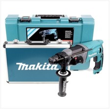 Makita HR 2470 780W Bohrmaschine im Koffer + Makita 17tlg. Meißelset