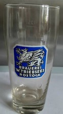 W. Triebsees Rostock Brauerei Bierglas Bier Glas alt Pils