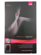 medi mediven elegance Kompressionsstrümpfe Damen Einheitsgröße Schwarz Elegant