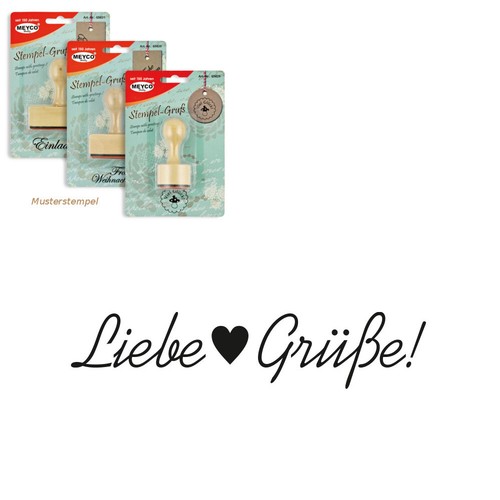Meyco holz stempel liebe - meyco,