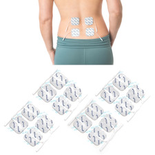 TENS Elektroden Pads selbstklebend 4x4cm 2mm Stecker f. Reizstromgeräte 16 Stück