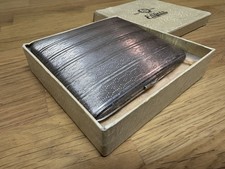 Zigarettenetui, Alpacca, versilbert, Vintage