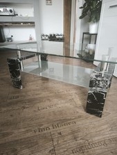 Moderner Couchtisch Glas