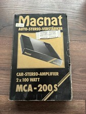 Magnat MCA-200 S Auto-Verstärker 2×100 W NEU OVP – Karton mit Gebrauchsspuren
