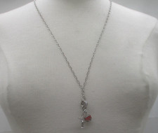 Giorgio Martello Damen Halskette & 925 Anhänger + 2 Charm „London & New York“