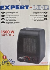 Keramik-Heizer mit Thermostat , 2 Stufenschaltung : 750 W + 1500 W, 230 V