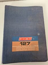 Fiat 127 Ersatzteilkatalog 1974 Ersatzteilliste Werkstatt-Handbuch (AU3160)