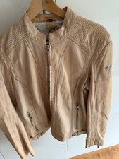 Gipsy  Damen Jacke *Neuwertig *Weiches Leder Gr.XXL Beige  Hellbraun  NP 199