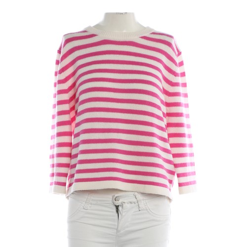 Allude pullover weiß rosa - m,