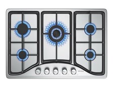 IsEasy Edelstahl Gaskochfeld