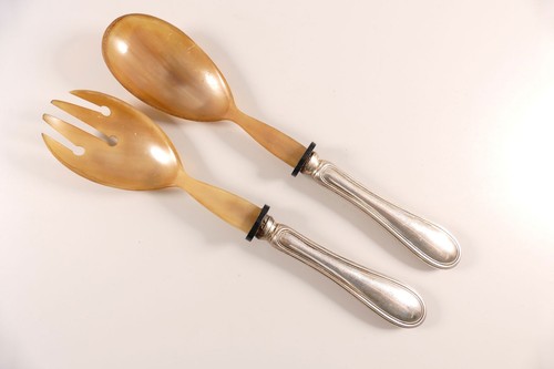 Salatbesteck silber 800 - salatbesteck,