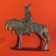Zinnfiguren Flachfiguren Reiter Auf Pferd Nachlass Zinnfiguren