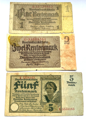 Deutsches reich rentenmark - 1, /