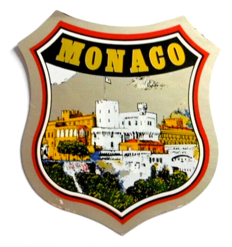 Souvenir aufkleber monaco - souvenir-aufkleber,