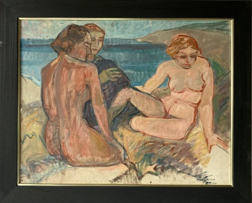 ölbild akte der ostsee - Ölbild,