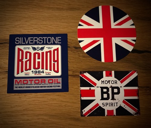 Racing aufkleber cafe - 3x, uk