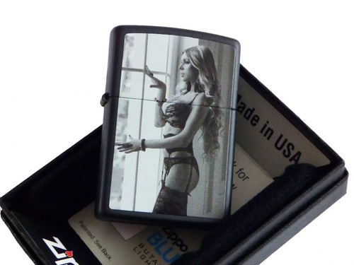 Zippo lighter girl - lighter, woman