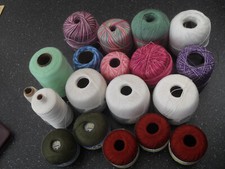 Wollpaket*Filetgarn*2098gr*Baumwolle*Polyester*Wolle*häkeln*stricken*bunt