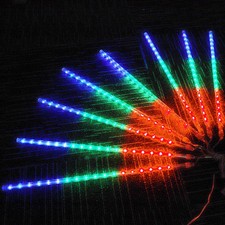 LED Weihnachtsbaum Beleuchtung Lichterkette Meteorschauer Eiszapfen Lichterregen