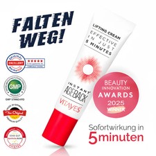 Vitayes Instant Ageback Anti-Aging Creme gegen Augenringe und Falten 7 ml