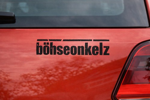 Böhse onkelz aufkleber - böhse, tattoo
