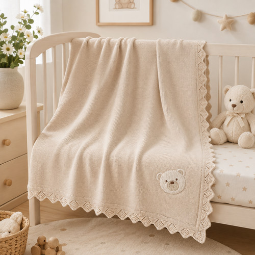 Süße baby strickdecke - 🌿,