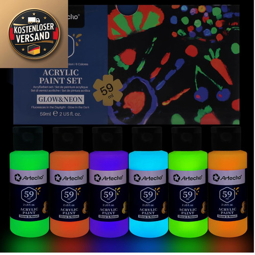 Fluoreszierende leuchtfarbe - fluoreszierende,