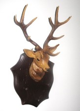 Hirschkopf mit Geweih - Wanddeko