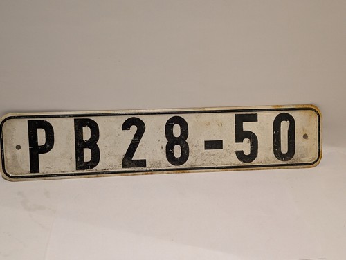 Altes ddr nummernschild - altes,