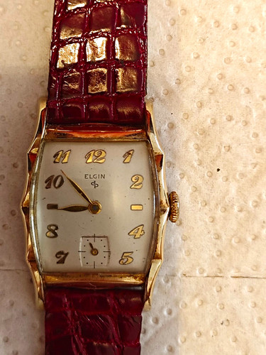 Elgin handaufzug armbanduhr - elgin,