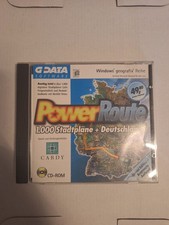 PowerRoute – G DATA Software (Windows 95/3.x) – Seltene Navigationssoftware