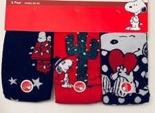 NEU SNOOPY PEANUTS 3 PAAR