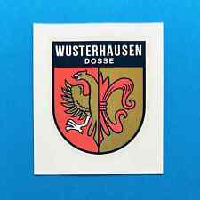 DDR Abziehbild Schiebebild WUSTERHAUSEN - Dosse 1988