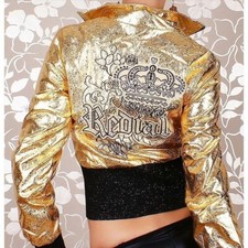Sexy Redial Glanz Biker-Jacke