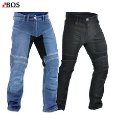 Herren Motorrad Jeans Schwarz Protektoren Hose Aramid Hose Biker Motorrad Hose 