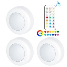 3X RGB LED Unterbauleuchte Küche Vitrinenbeleuchtung LED Spot Schrankleuchten DE