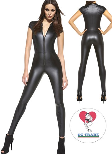 Damen overall kunstleder pvc - damen,