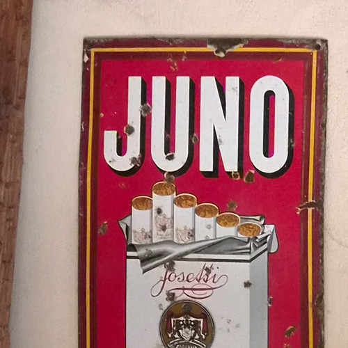 Juno zigaretten werbeschild - zigaretten,