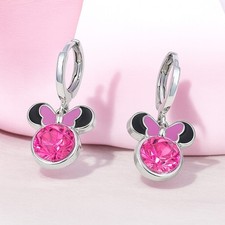 Minnie Mouse Ohrringe 925 Pl