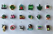 WEED: Cooler Schuhschmuck, Anstecker, Charms, Jibbitz für Crocs und Schnürschuhe