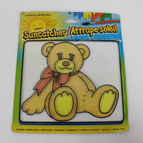 Suncatcher teddy bear malset - suncatcher,