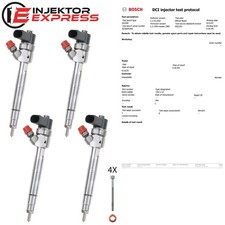 4x 0445110096 Einspritzdüse
